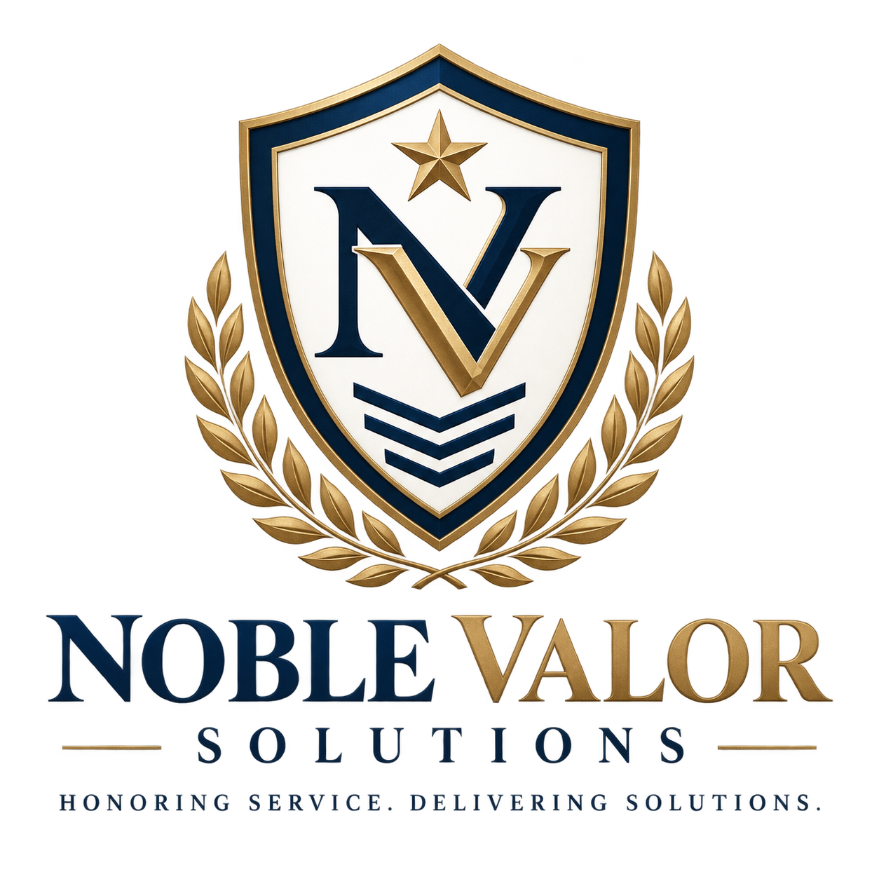 Noble Valor Solutions shield and star